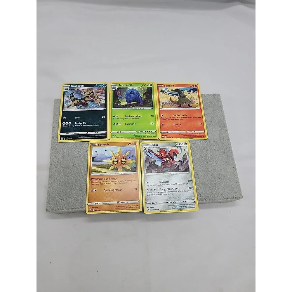 Lot Of 5 Pokemon Cards